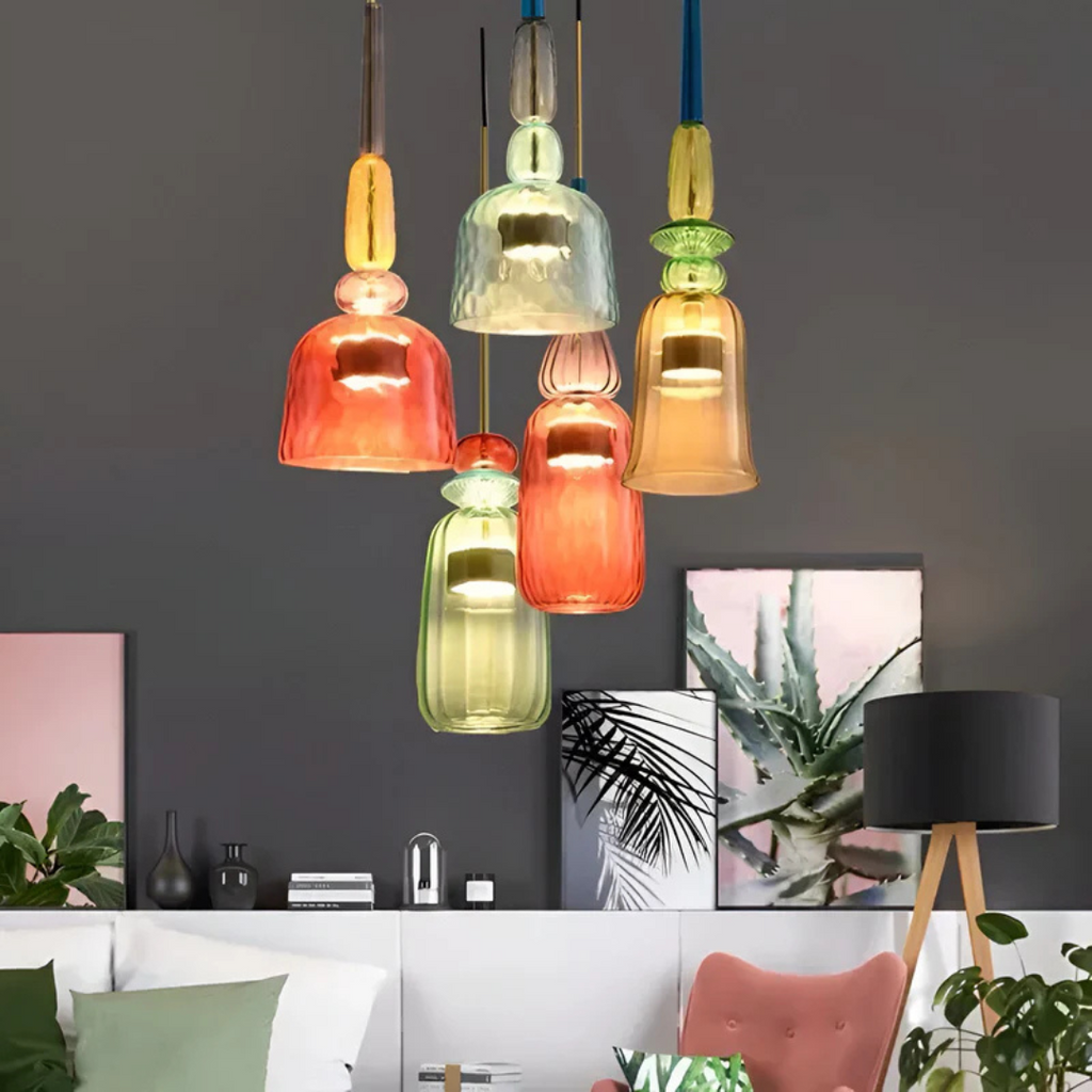 Celeste - Lampada a Sospensione Colorata