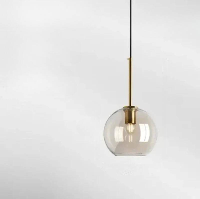 NordicGlow – Elegante lampada a sospensione in vetro scandinava