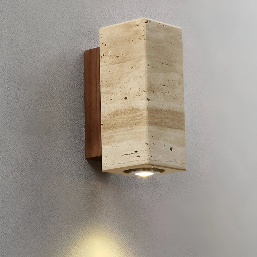 StoneLuxe – Applique in Travertino Naturale