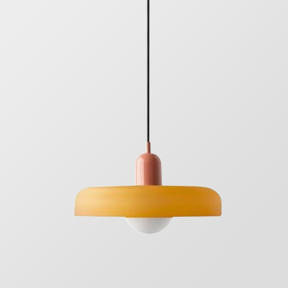 Lampada a sospensione in vetro colorato - BauLume
