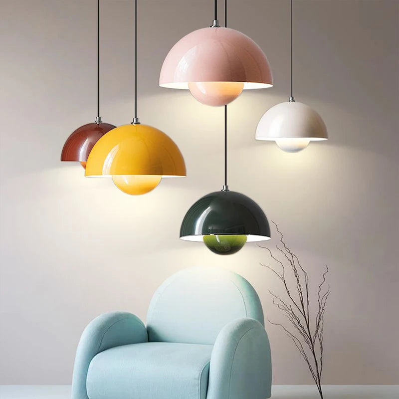 AuraLuxe Lampada a Sospensione LED | Design Moderno | Luce Ambientale Dimmerabile | Illuminazione Elegante per Sala da Pranzo e Soggiorno