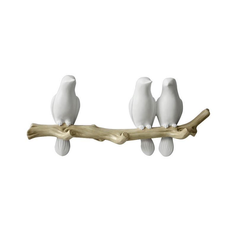Decorazione accogliente con motivo di uccelli
