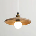 Lampada a sospensione in legno Dopwii