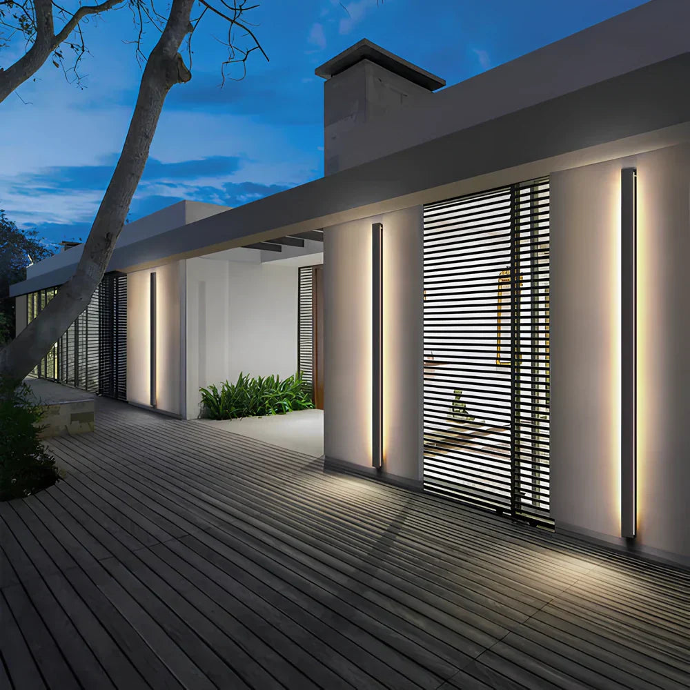 Auréno – Lampada da esterno moderna a LED in ferro battuto e alluminio