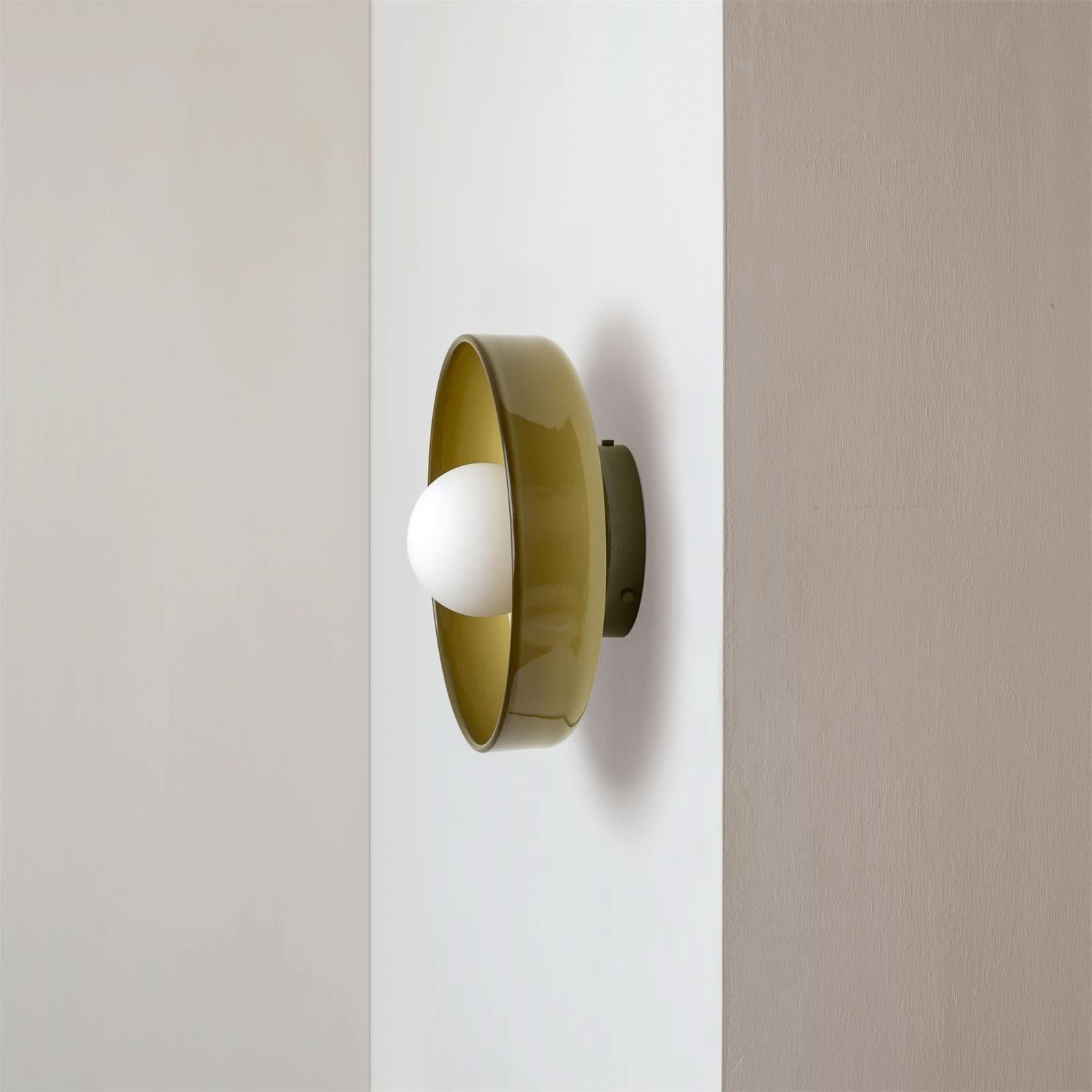 Lampada da Soffitto Rotonda dal Design Moderno – Lampada in Vetro Elegante per Interni Contemporanei