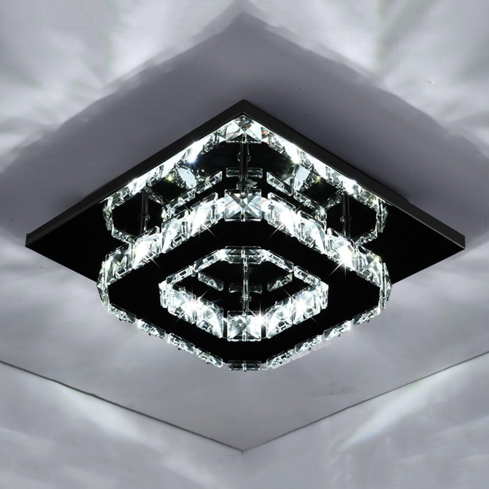 Lampada da soffitto in cristallo LED moderna a incasso