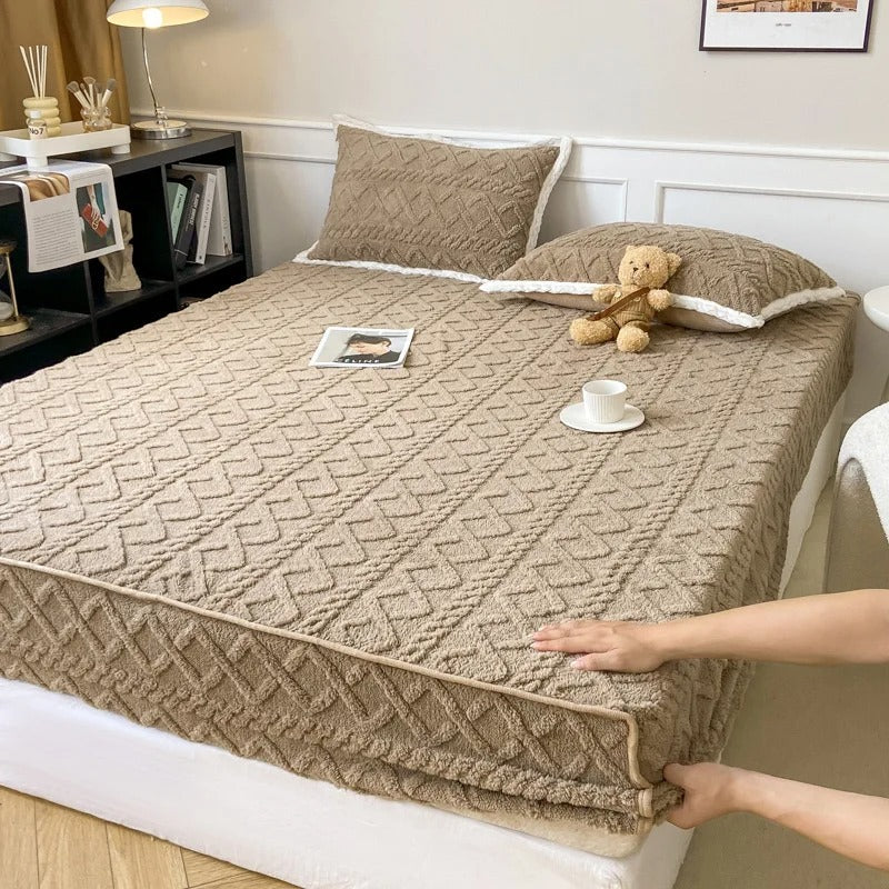 SoftSleep™ - Set di biancheria da letto in velluto di lusso