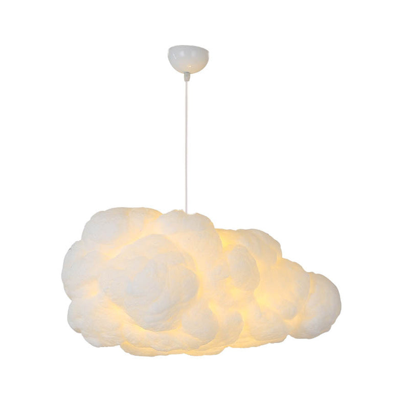 Lampada da soffitto elegante con due paralumi bianchi