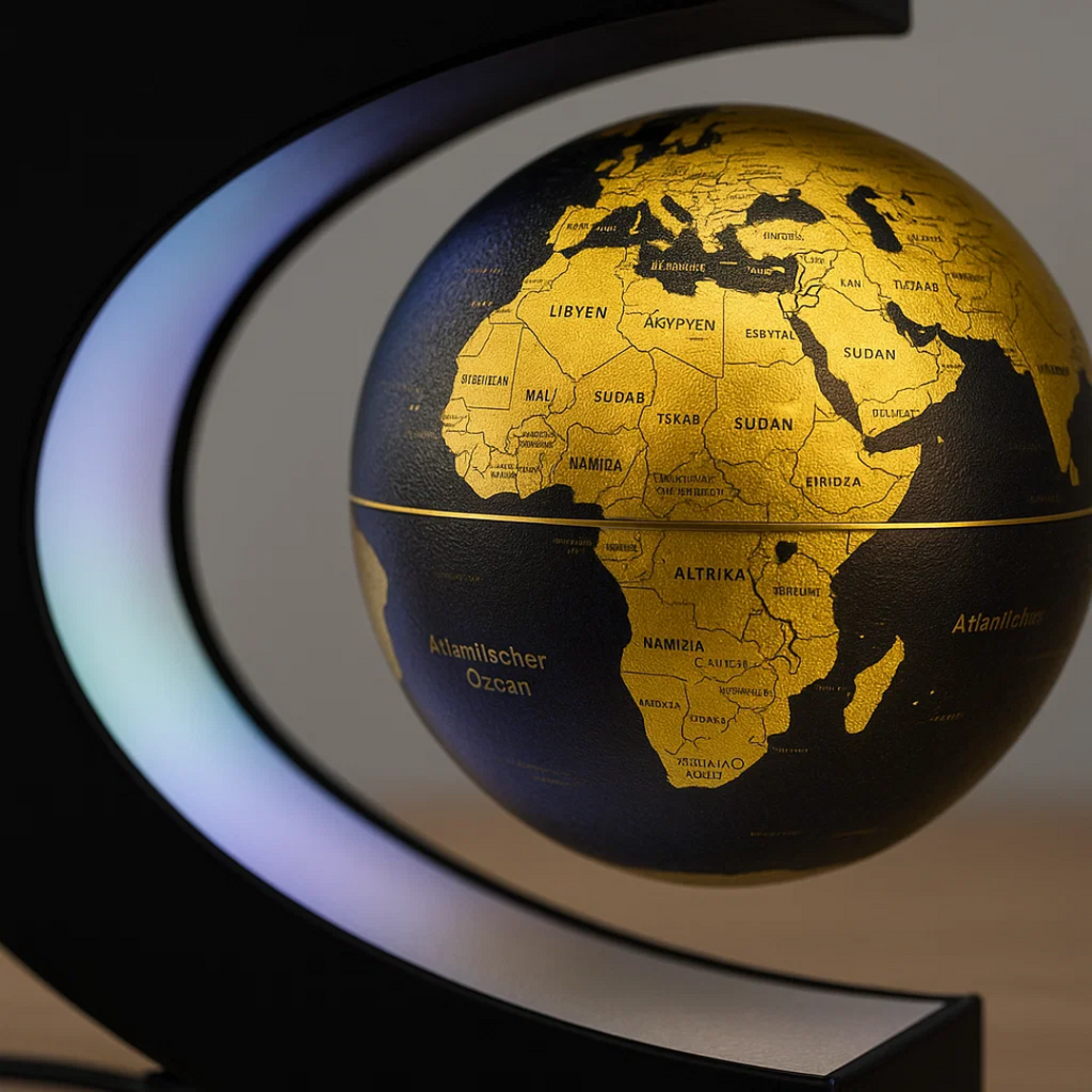 AstroGlobe LED Mappamondo – Lampada Mappamondo Fluttuante con Sospensione Magnetica