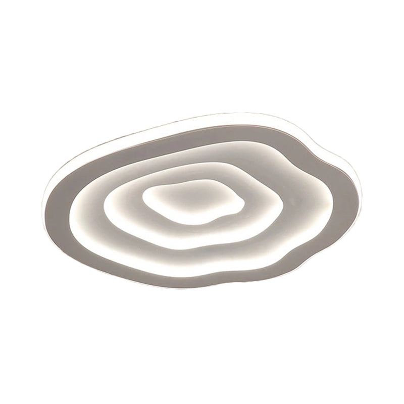 Norielle | Lampada da soffitto LED bianca moderna con luce calda soffusa