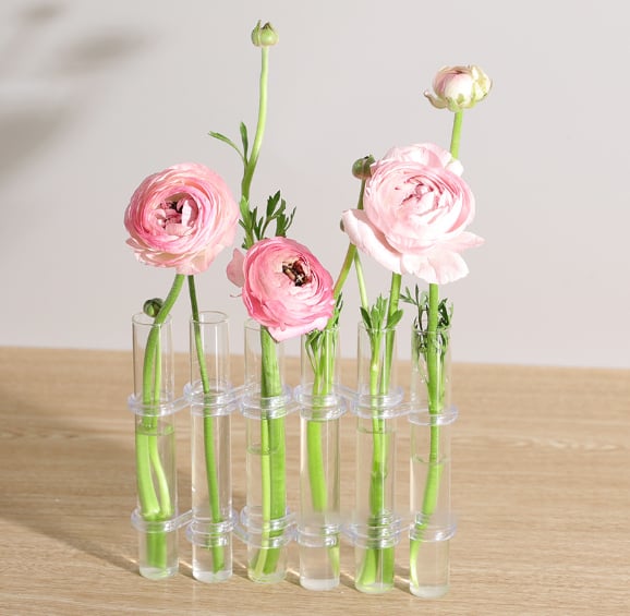 Vasi per Fiori Flessibili con Cerniere  Vaso Moderno in Vetro