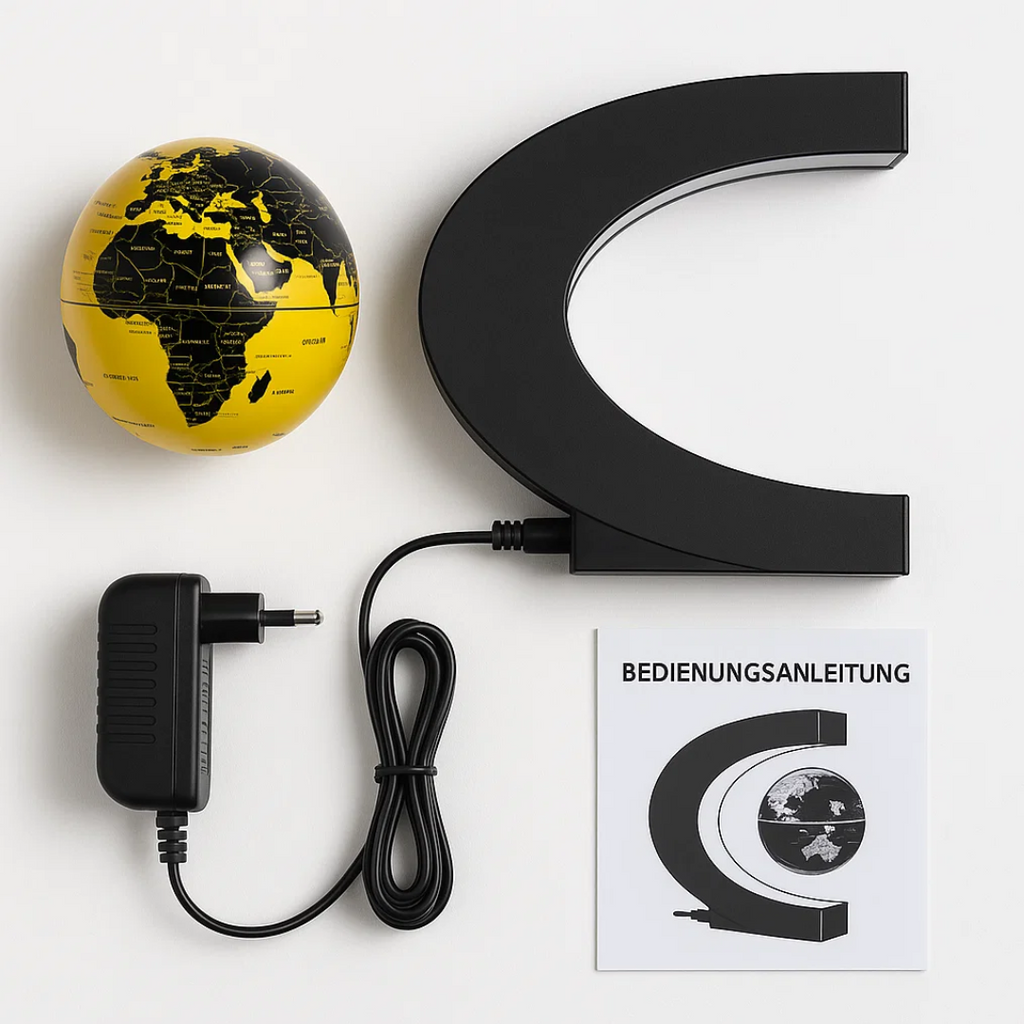 AstroGlobe LED Mappamondo – Lampada Mappamondo Fluttuante con Sospensione Magnetica