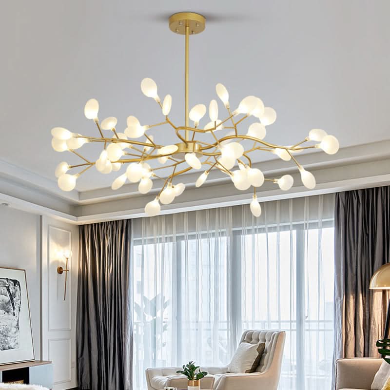 Lampadario Acrilico a LED Lucciola Ramificato