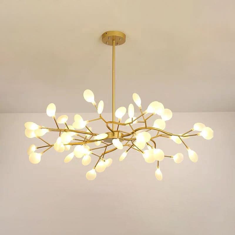 Lampadario Acrilico a LED Lucciola Ramificato