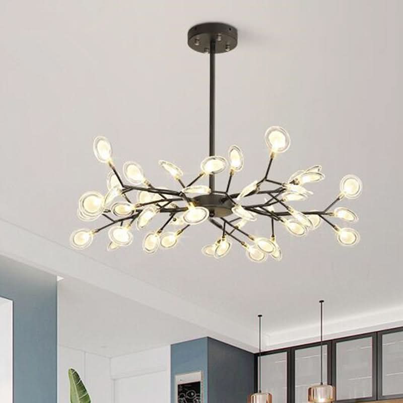 Lampadario Acrilico a LED Lucciola Ramificato