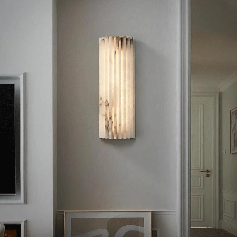 Lampada da comodino in marmo di lusso per interni accoglienti