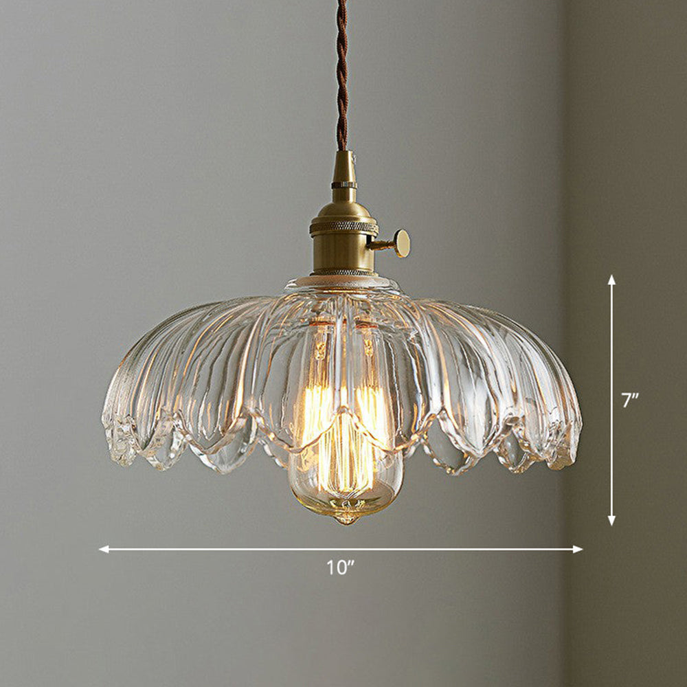 Luce in vetro che incanta per i dettagli!