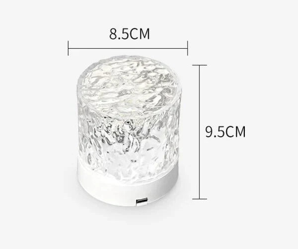 Lampada d'atmosfera wireless con telecomando - AuraGlow