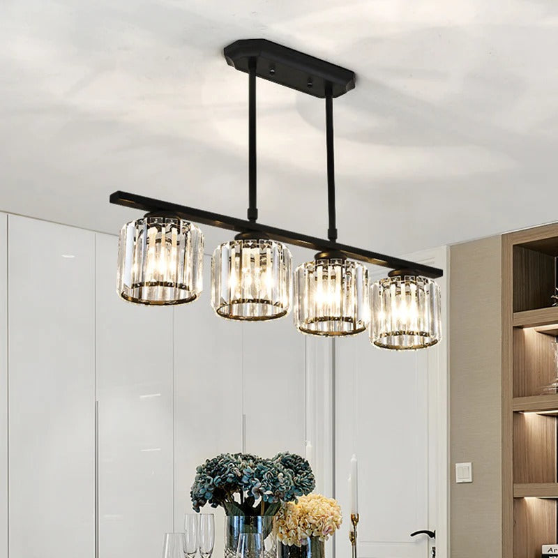 Nira | Lampada a sospensione in vetro multi-testa moderna nordica