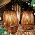 Lanterna Woven Solare – Elegante Illuminazione Pendiente per Giardino e Patio