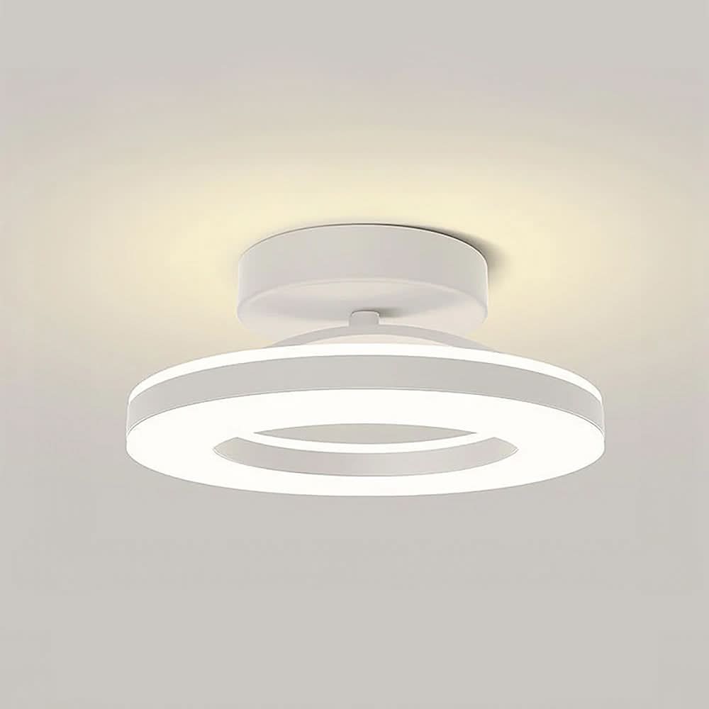 ZAYNO Lampada da Soffitto LED Nera – Moderno Montaggio a Scomparsa