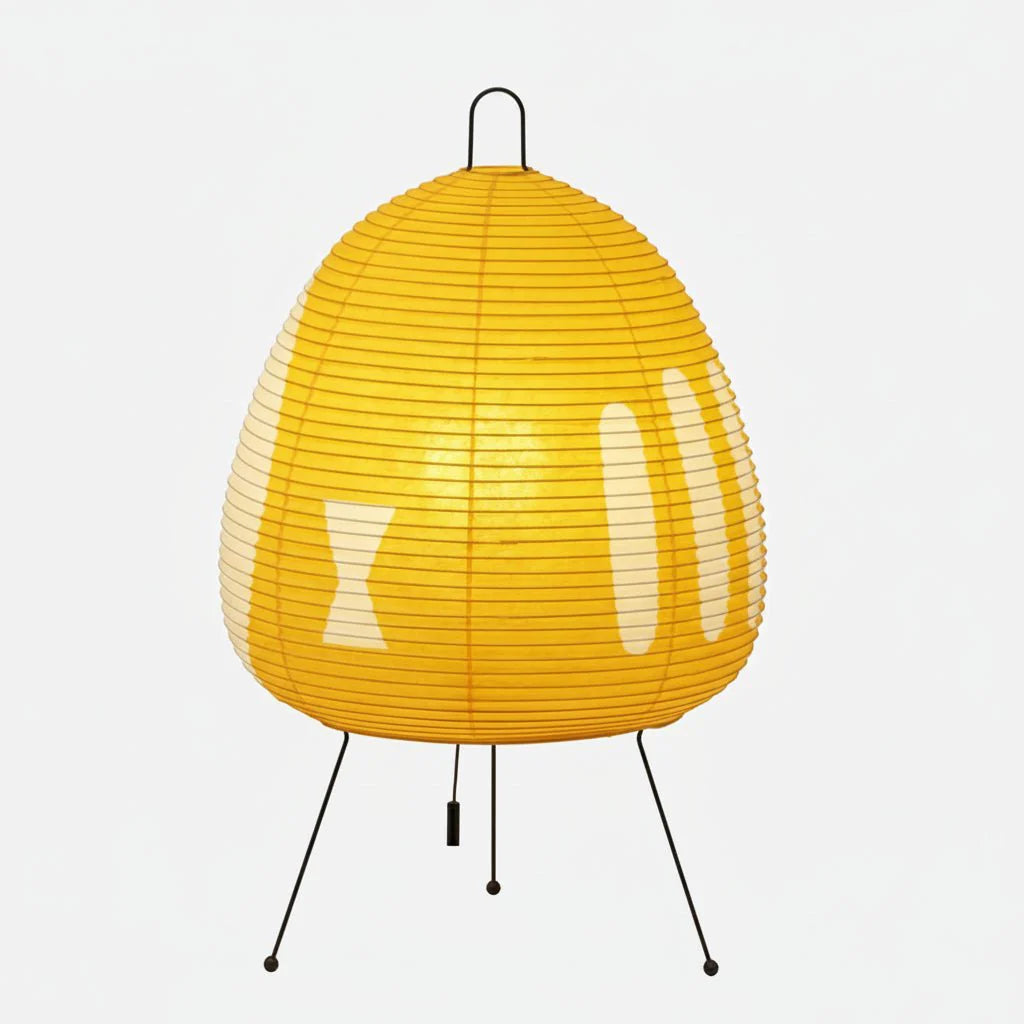 LUMIRICE – Elegante lampada da tavolo in carta di riso dal design giapponese