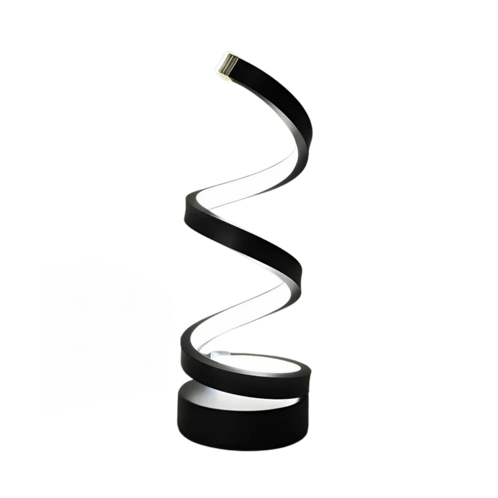 Leto - Lampada da Tavolo LED con Design a Spirale