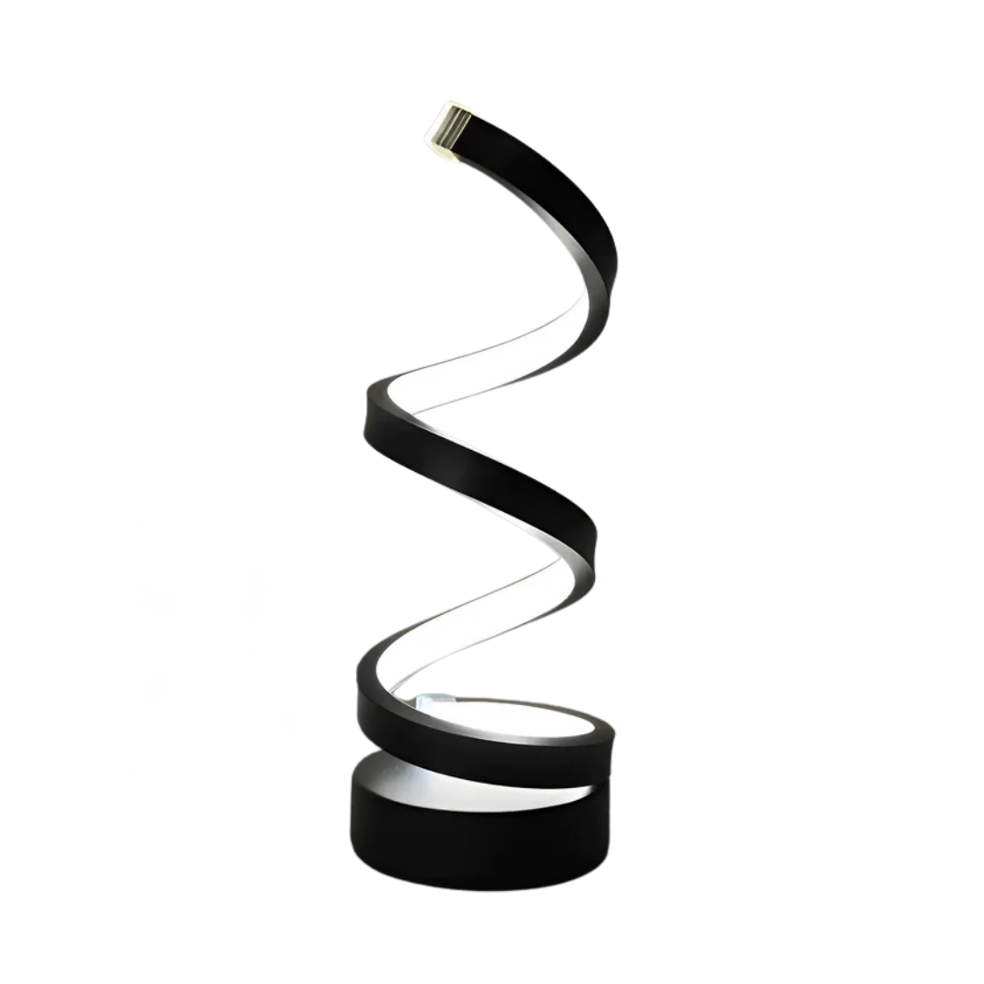 Leto - Lampada da Tavolo LED con Design a Spirale