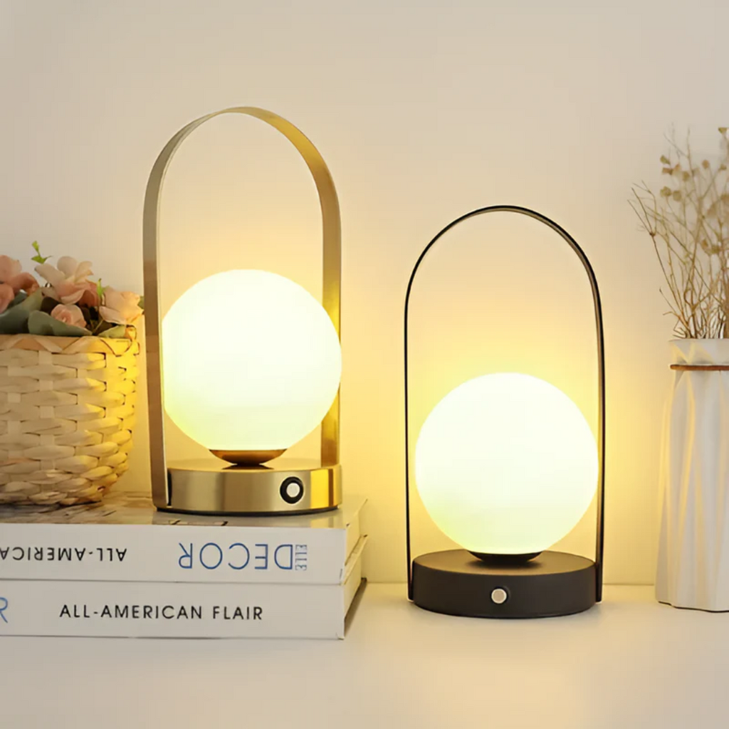 Cindor - Lampada da Tavolo Wireless Ricaricabile