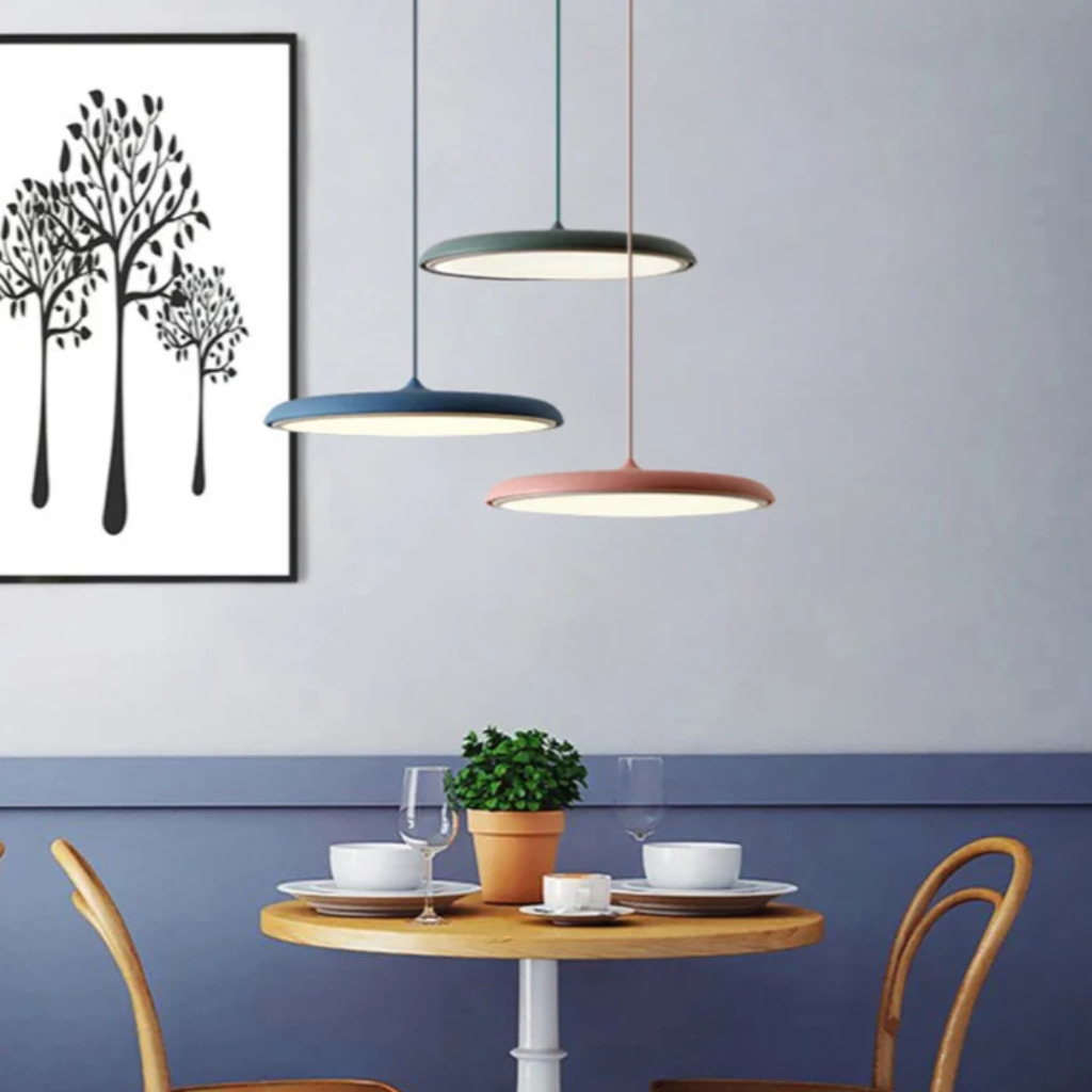 Lampada a sospensione LED scandinava regolabile design moderno