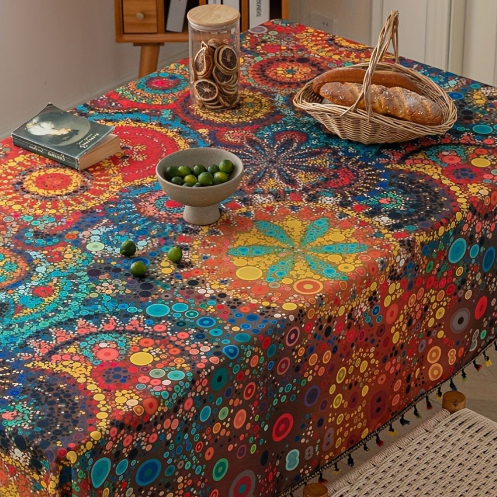 Tovaglia con Frange Hypno Bloom
