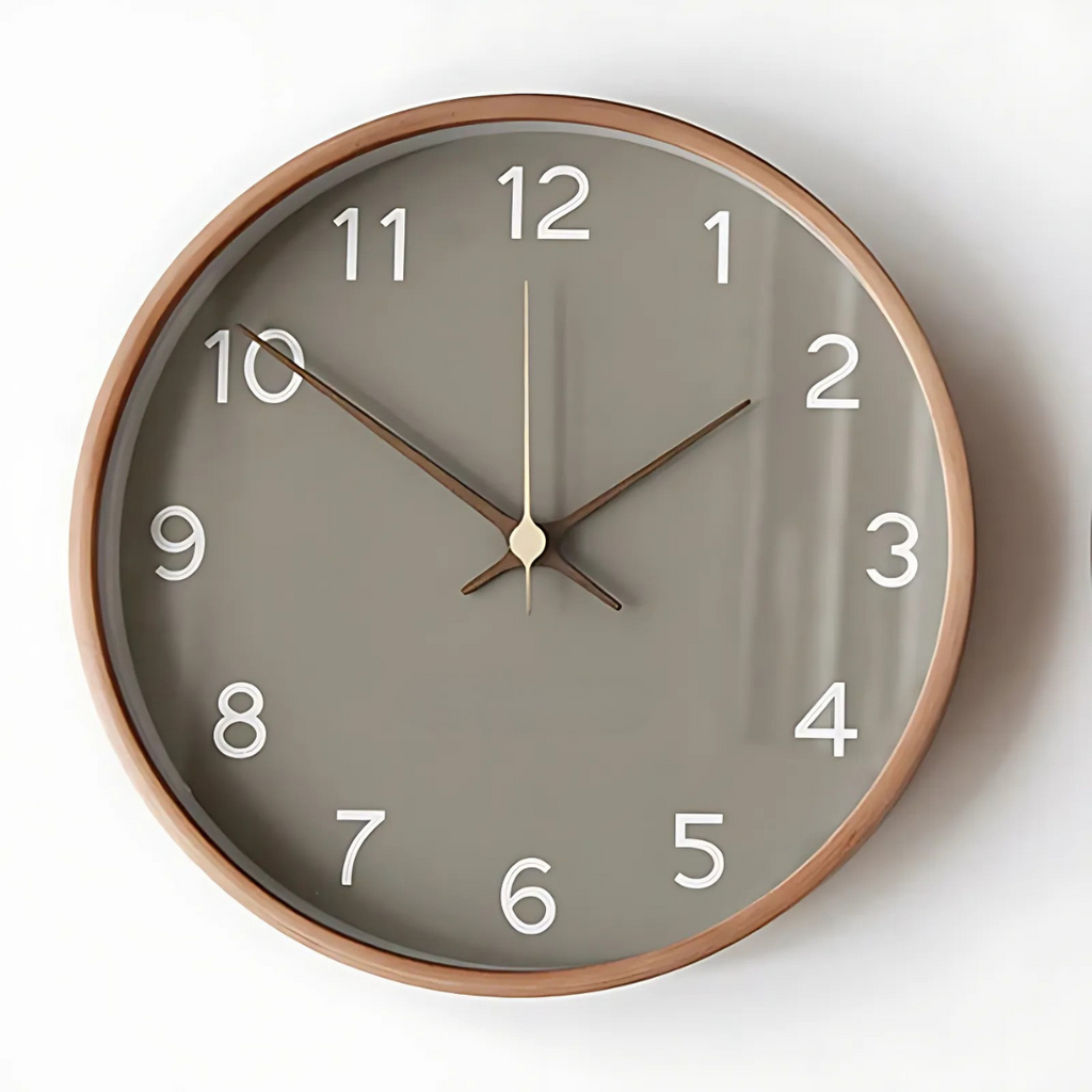 Transcend - Orologio da Parete in Legno Moderno