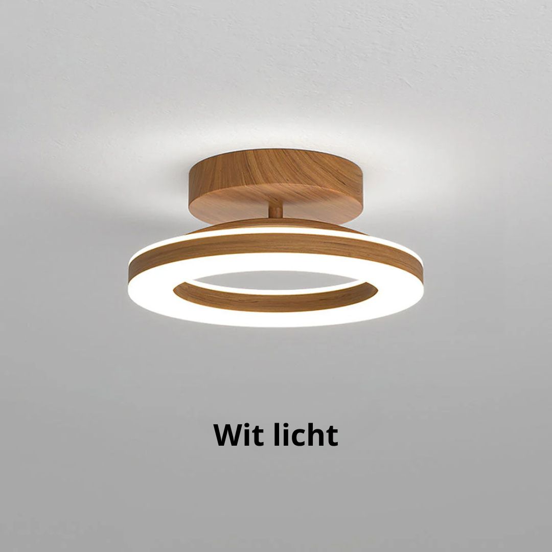 Cypressa - Lampada da soffitto LED rotonda in acrilico per ingresso e hall