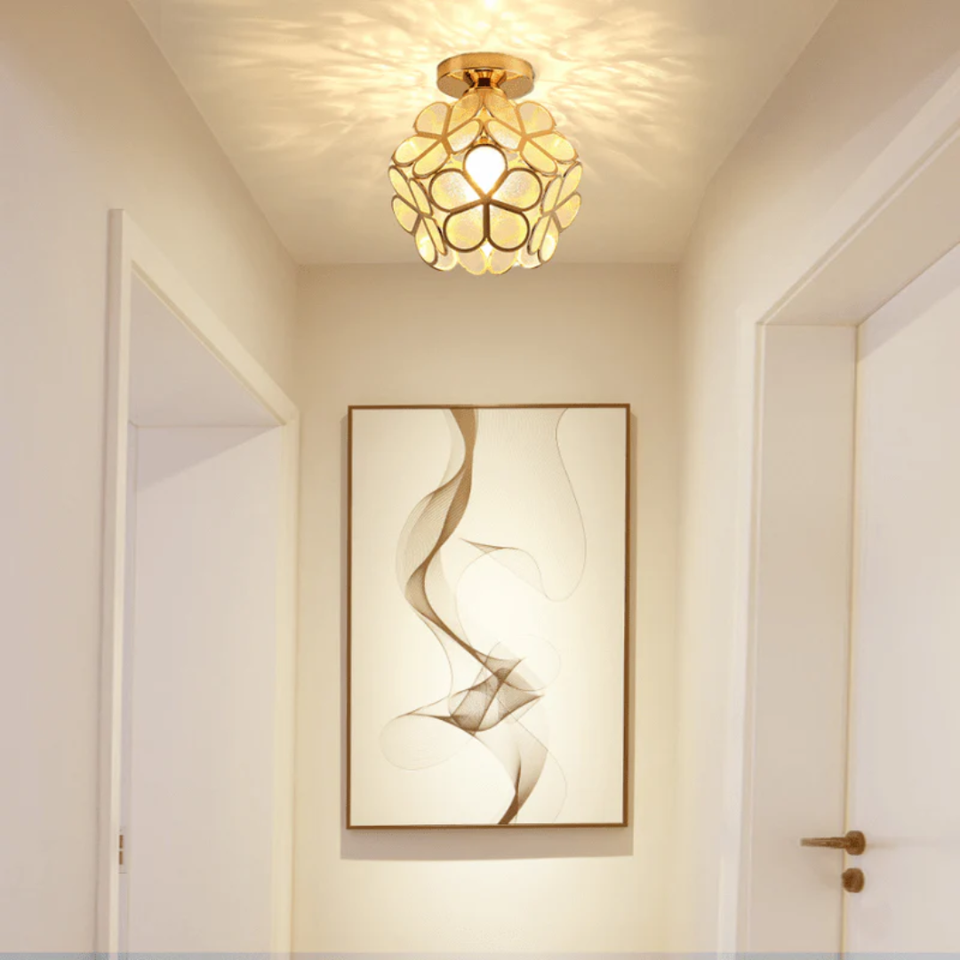 Lampada da soffitto in vetro di lusso
