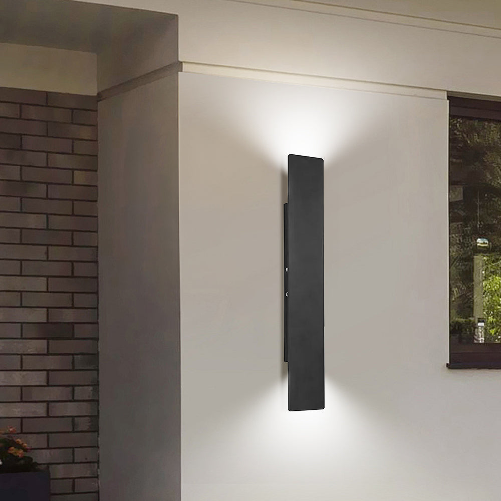 Selvik | Moderno Applique da Esterno in Alluminio con Classe di Protezione IP65 in Quattro Lunghezze per Giardino, Patio e Vialetto