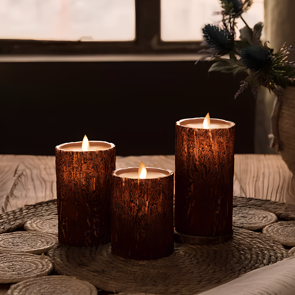Autunno – Flamfri Ljus con Illuminazione Suggestiva