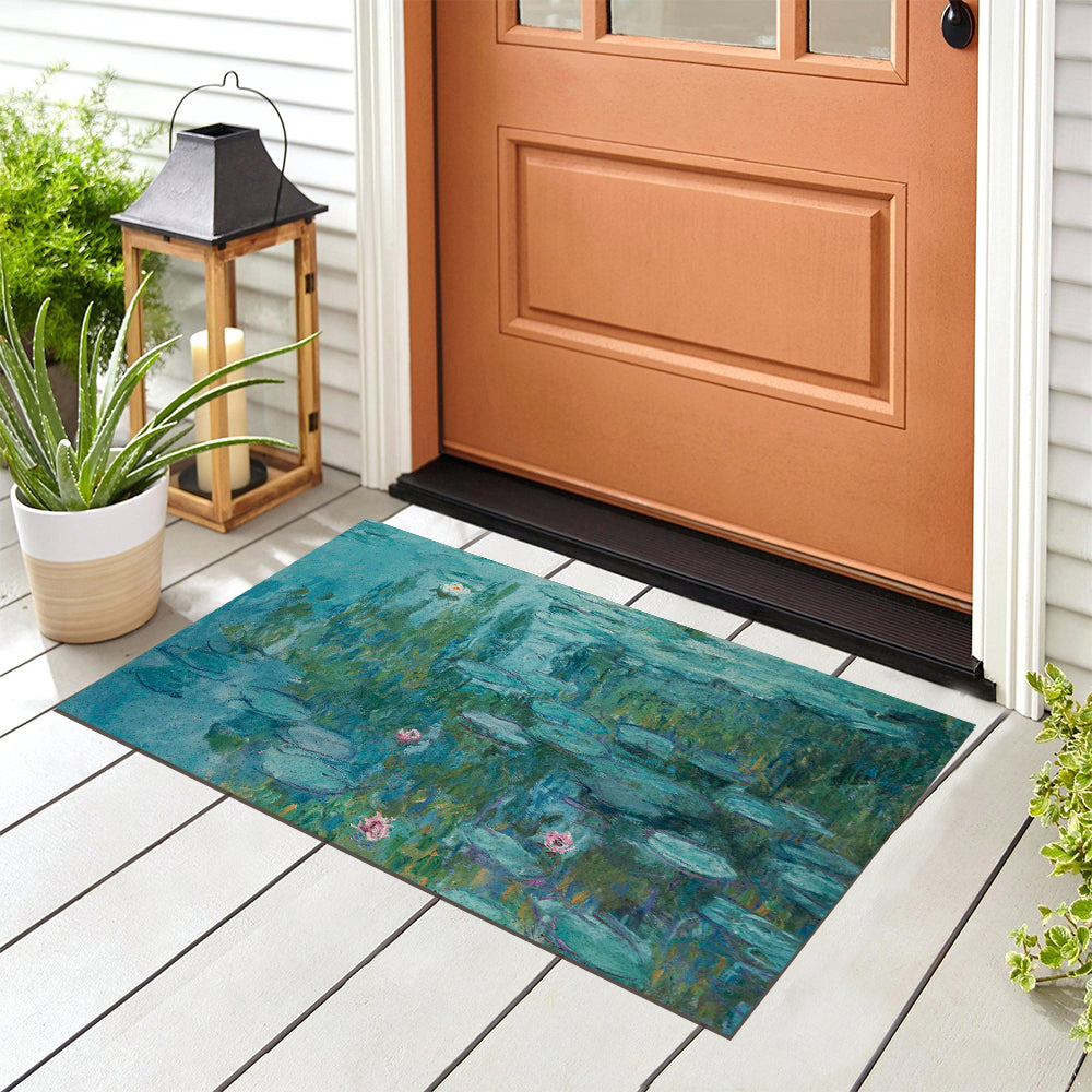 Monet Ninfea PVC Tappetino d'Ingresso