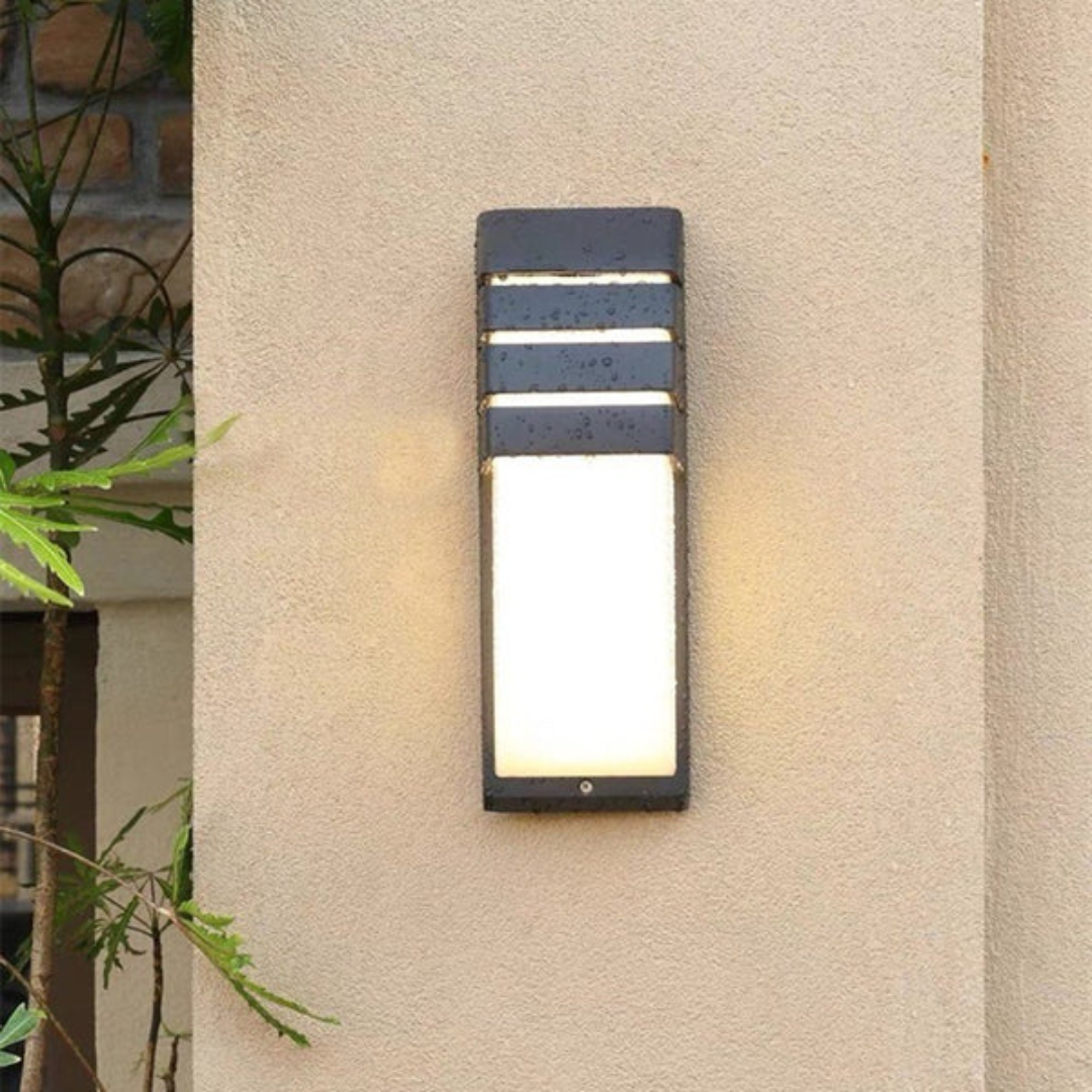 Zymor - Lampada da Parete Esterna con Sensore