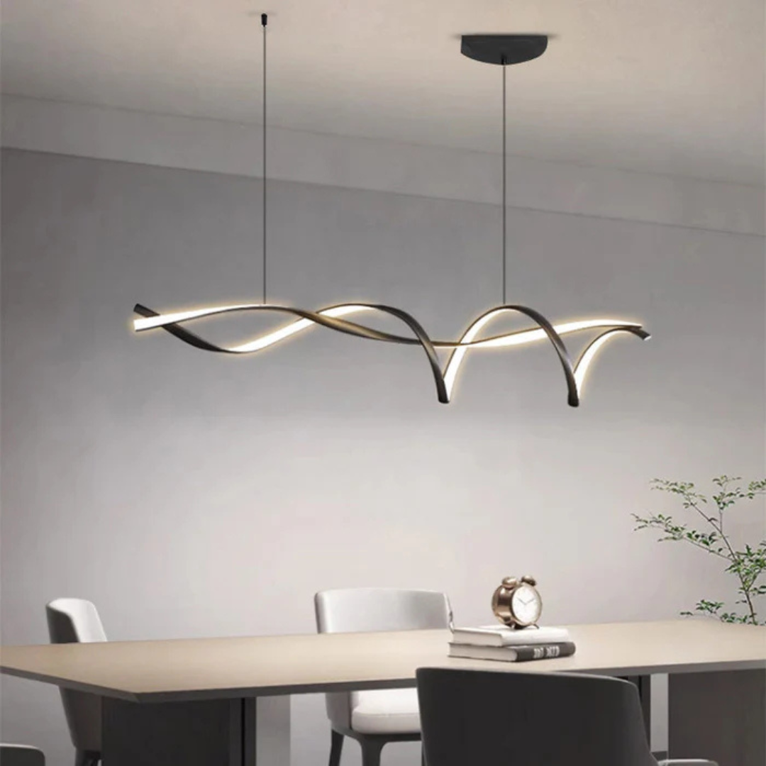 Noxis - Lampada a sospensione LED moderna per tavolo da pranzo