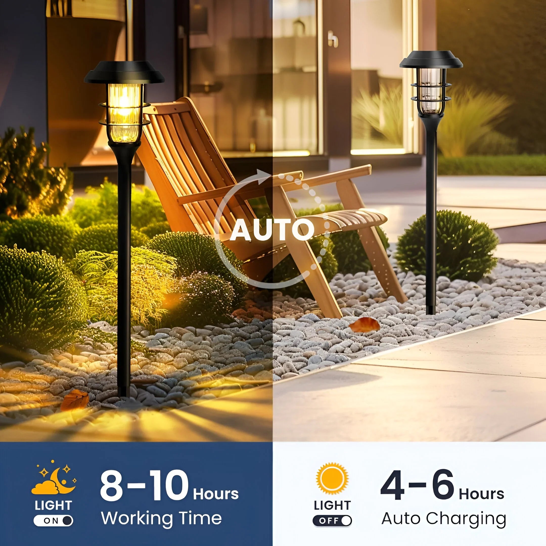 SolarGlow – Set di Luci da Giardino Solari (6 Pezzi)