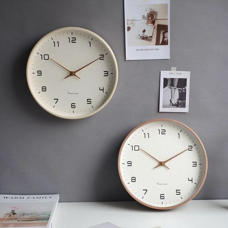 Orologio da Parete in Legno Scandinavo – Design Minimalista