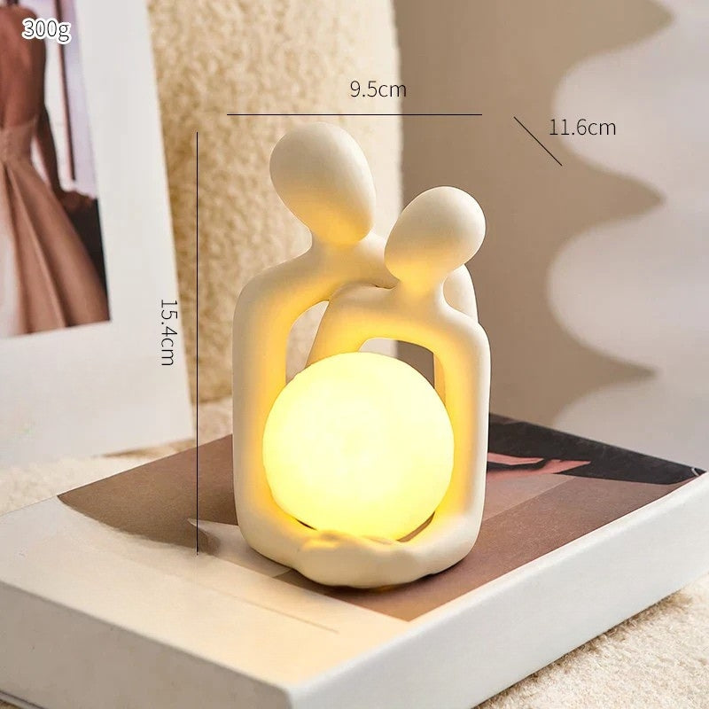 Luce d'atmosfera in ceramica - LunaGlow