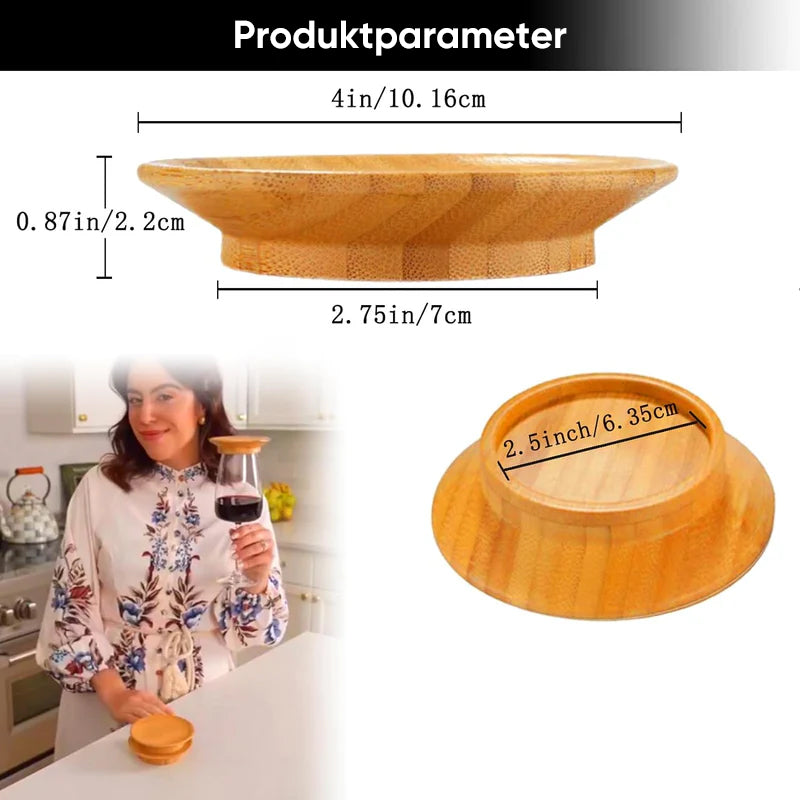 PerfekterGenuss - Topper per bicchiere di vino e charcuterie | 1+3 GRATIS