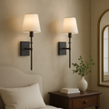 (2 Pezzi) Lampada a Muro Cablata – Set Elegante di Lampade per Illuminare Sopra lo Specchio o il Letto