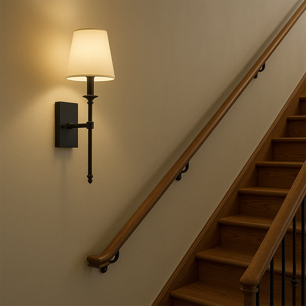 (2 Pezzi) Lampada a Muro Cablata – Set Elegante di Lampade per Illuminare Sopra lo Specchio o il Letto