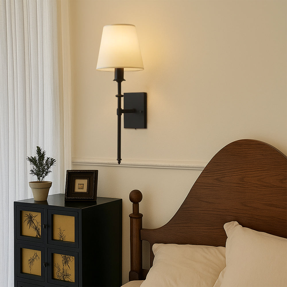(2 Pezzi) Lampada a Muro Cablata – Set Elegante di Lampade per Illuminare Sopra lo Specchio o il Letto
