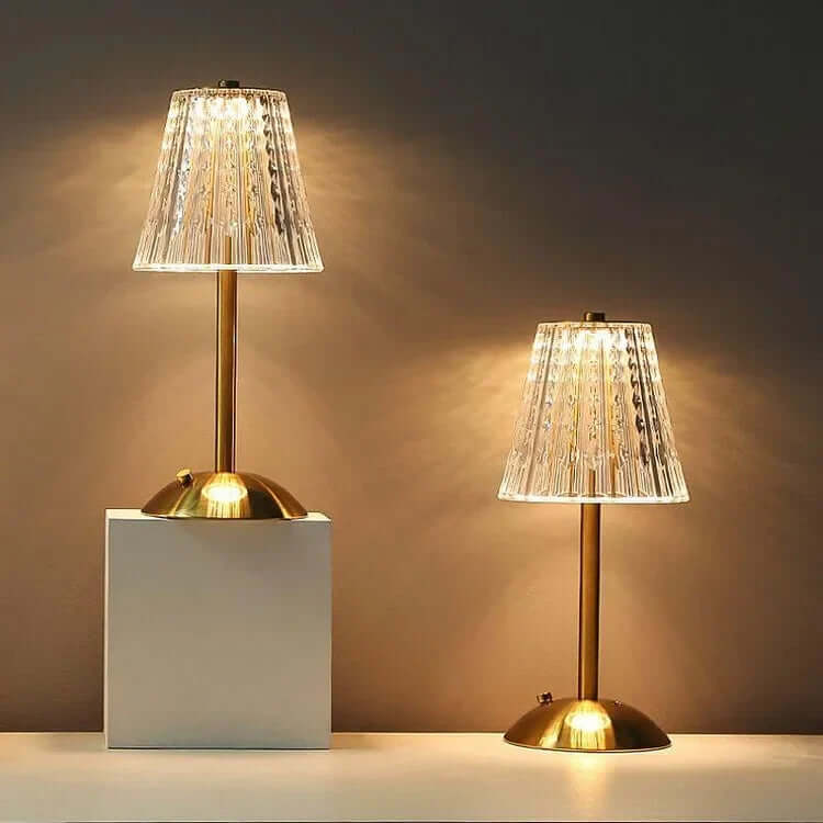 Lampada da Tavolo in Cristallo Attivata dal Tocco