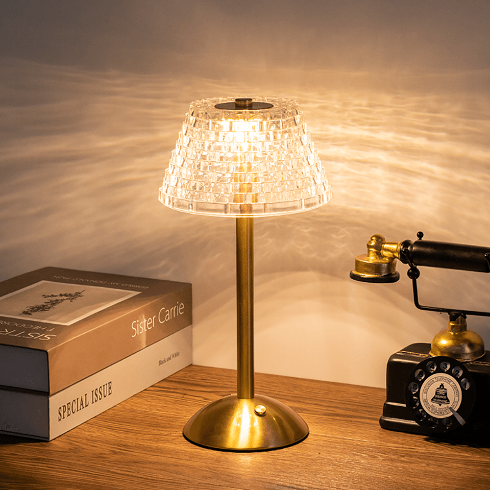 Lampada da Tavolo Glimmer - Elegante e Senza Fili