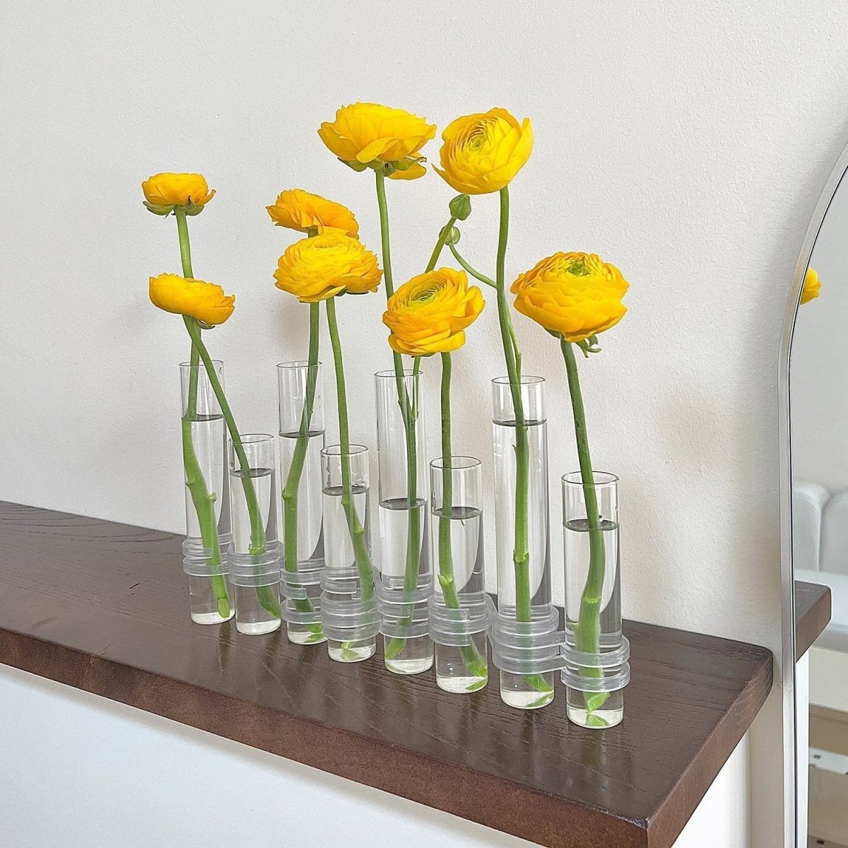 Vasi per Fiori Flessibili con Cerniere  Vaso Moderno in Vetro