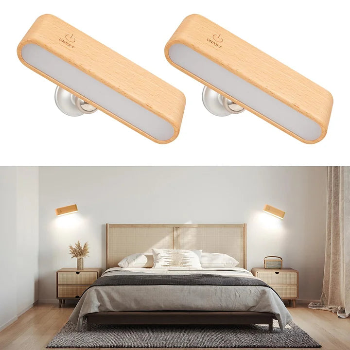 LuminoWood - Lampada magnetica rotante a 360° | 50% DI SCONTO